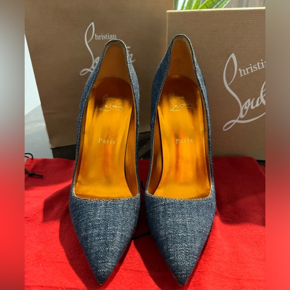 Christian Louboutin Denim So Kate 120s heels stilettos - Picture 6 of 9